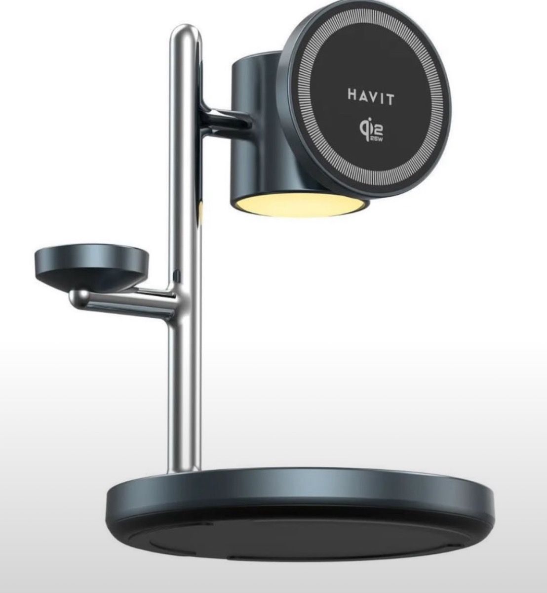 08131024075-HAVIT 3-in-1 Wireless Magnetic Stand with Light. photo 2