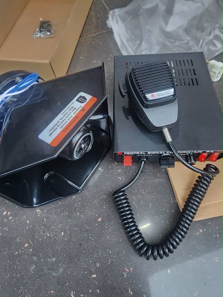 Police Siren & PA Speaker System